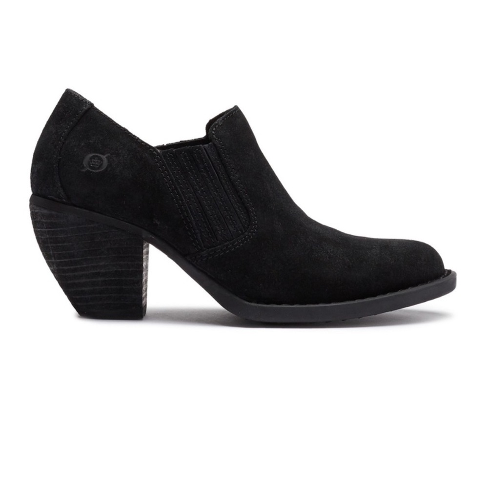 EUC Born black suede Fredrika boots